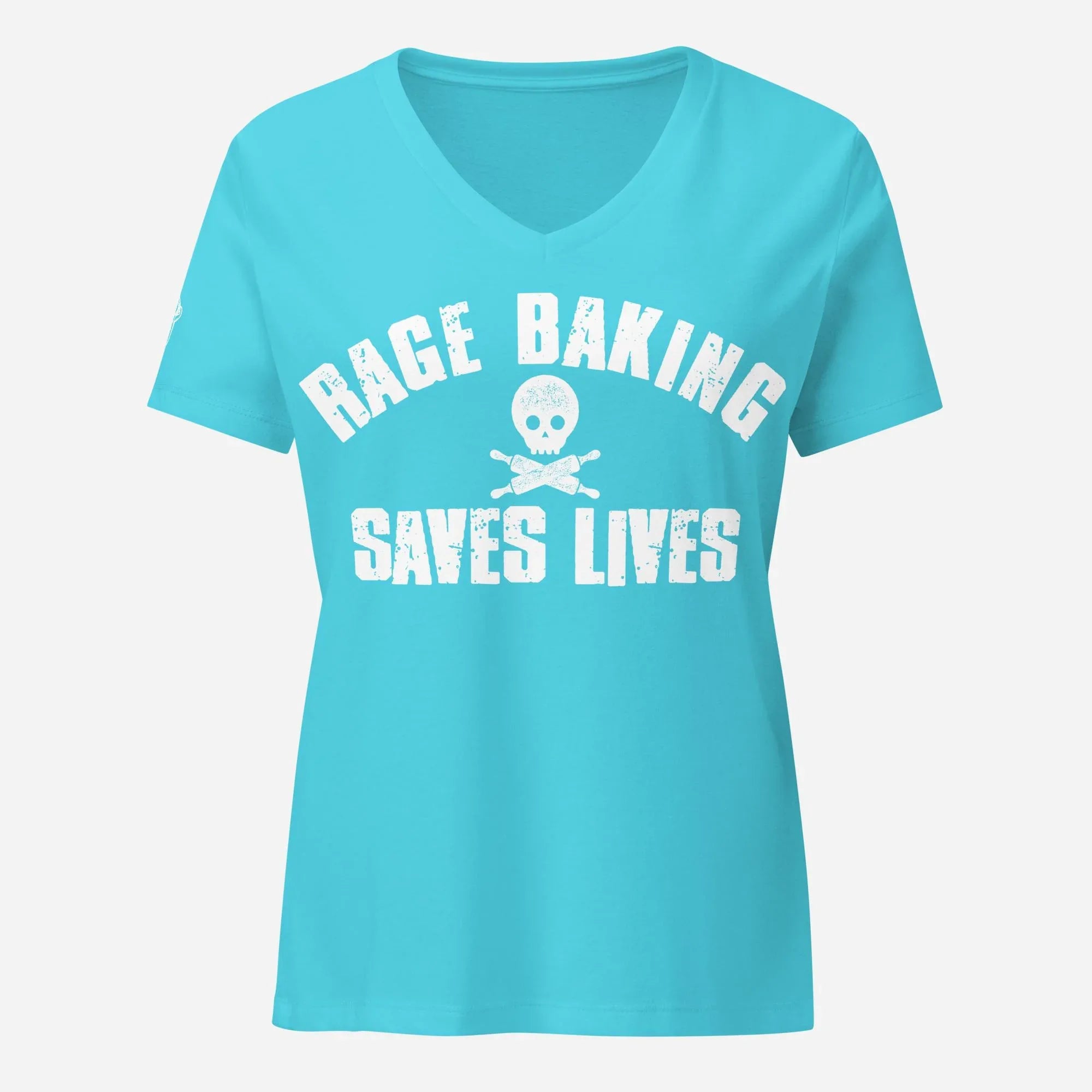 Rage Baking Women’s Relaxed V-neckTee - Odd Chef