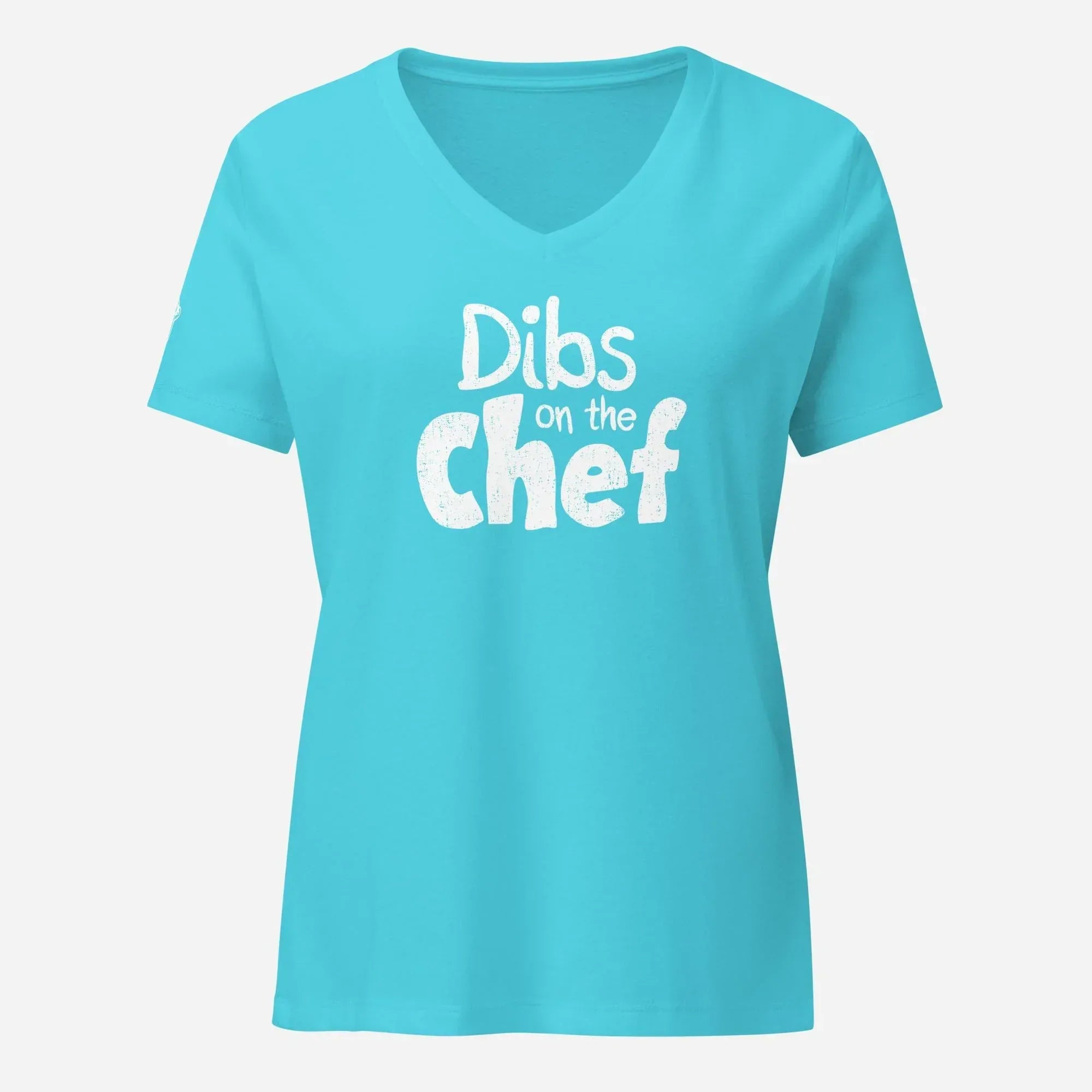 Dibs on the Chef Women’s Relaxed V-neck Tee - Odd Chef
